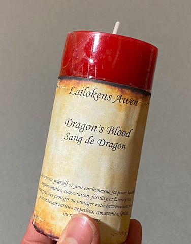 LAILOKENS - DRAGON'S BLOOD CANDLE