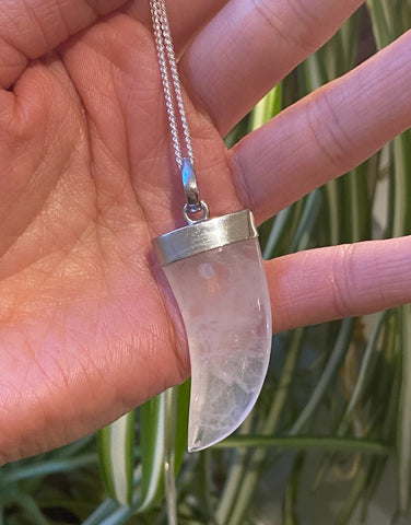 QUARTZ - ROSE POLISHED CLAW