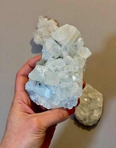 Apophyllite Clusters Palm