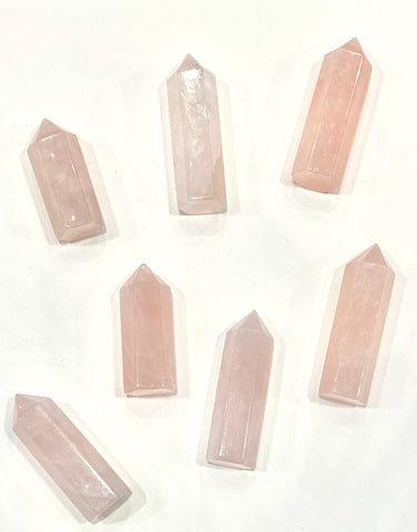Rose Quartz Polished Points S/M