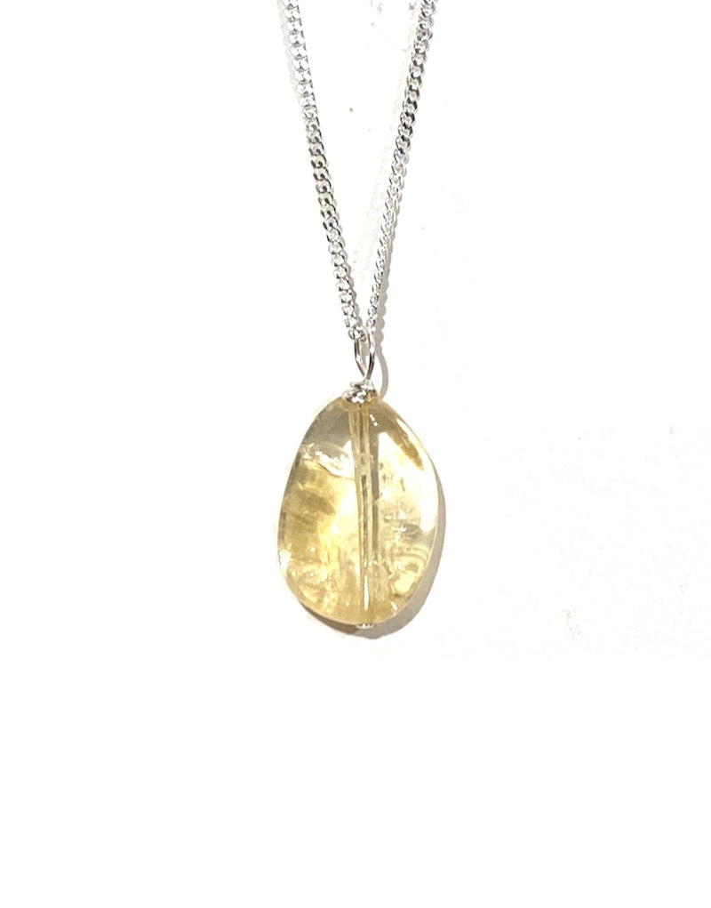 Citrine Tumble Pendant