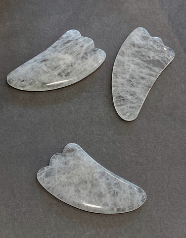 Gua sha Clear Quartz Massage