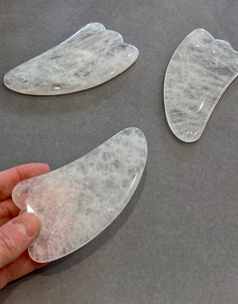Gua sha Clear Quartz Massage
