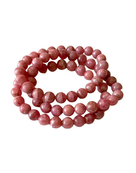 Rhodochrosite A+  - 8mm Round