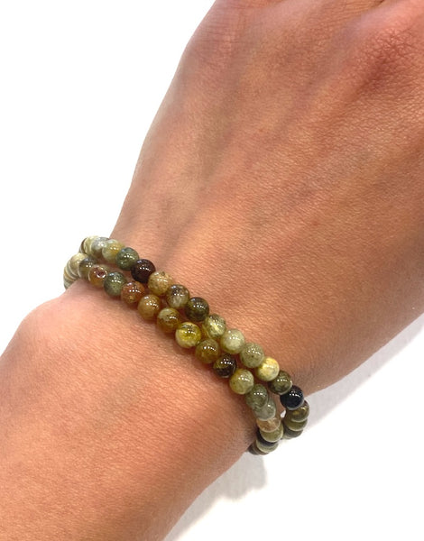 Garnet Green Uvarovite - 5mm Round