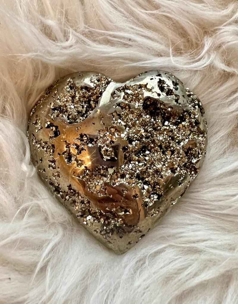 Pyrite Heart Cluster