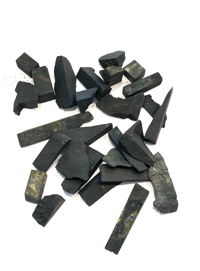 Shungite Raw thin 1" Chunks