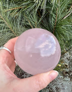 ROSE QUARTZ SPHERE - LARGE