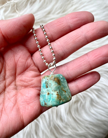 Turquoise - Tumble PENDANT