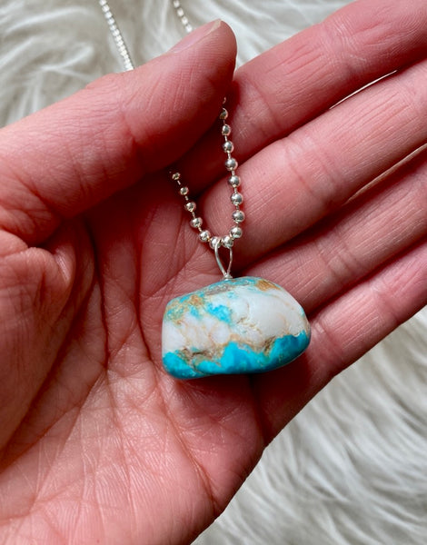 Turquoise - Tumble PENDANT