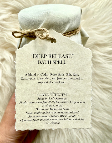 Deep Release Bath Spell
