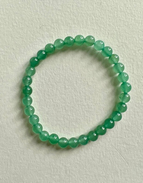 Green Aventurine 6mm Bracelet - Round