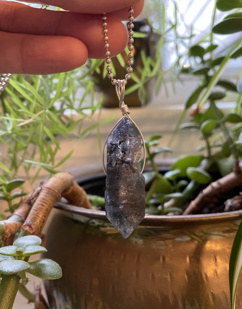 TIBETAN QUARTZ PENDANT - D.T. POINT