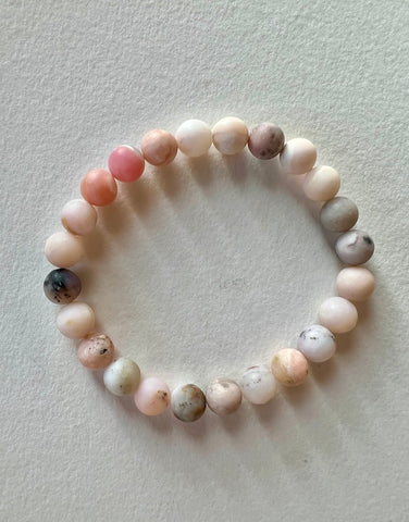 Pink Opal Matte - 8mm Round