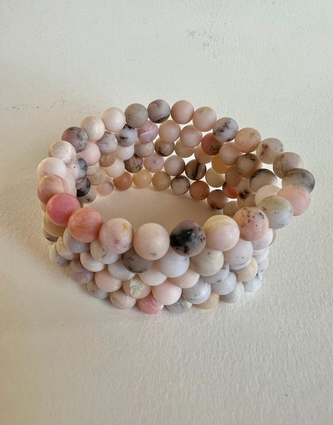 Pink Opal Matte - 8mm Round