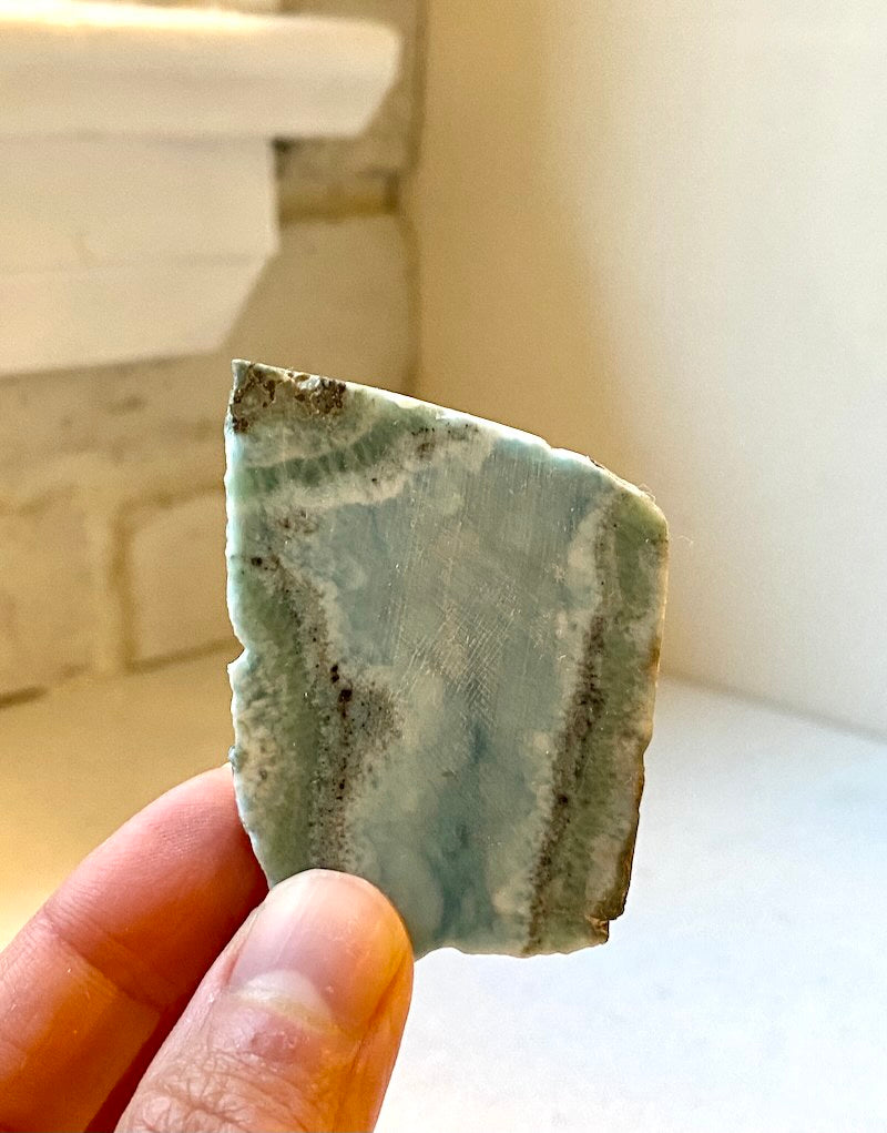 Larimar Slice Specimen
