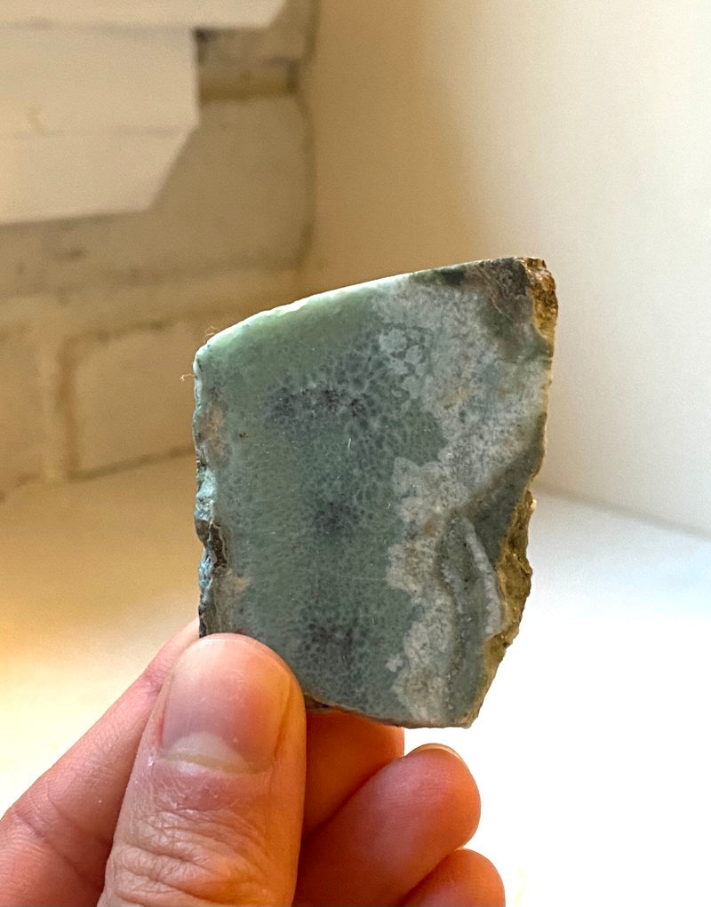 Larimar Slice Specimen