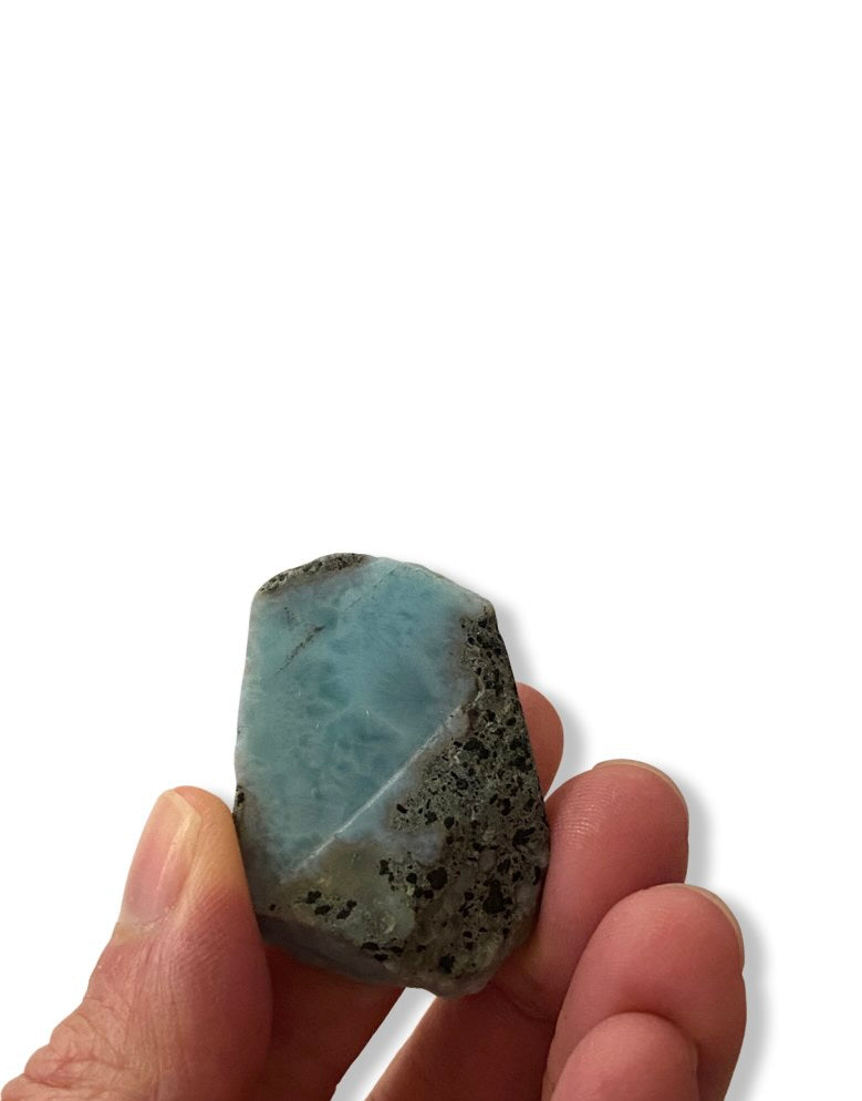 Larimar Slice Specimen