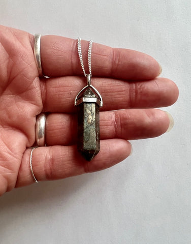 Pyrite Point D.T Pendant