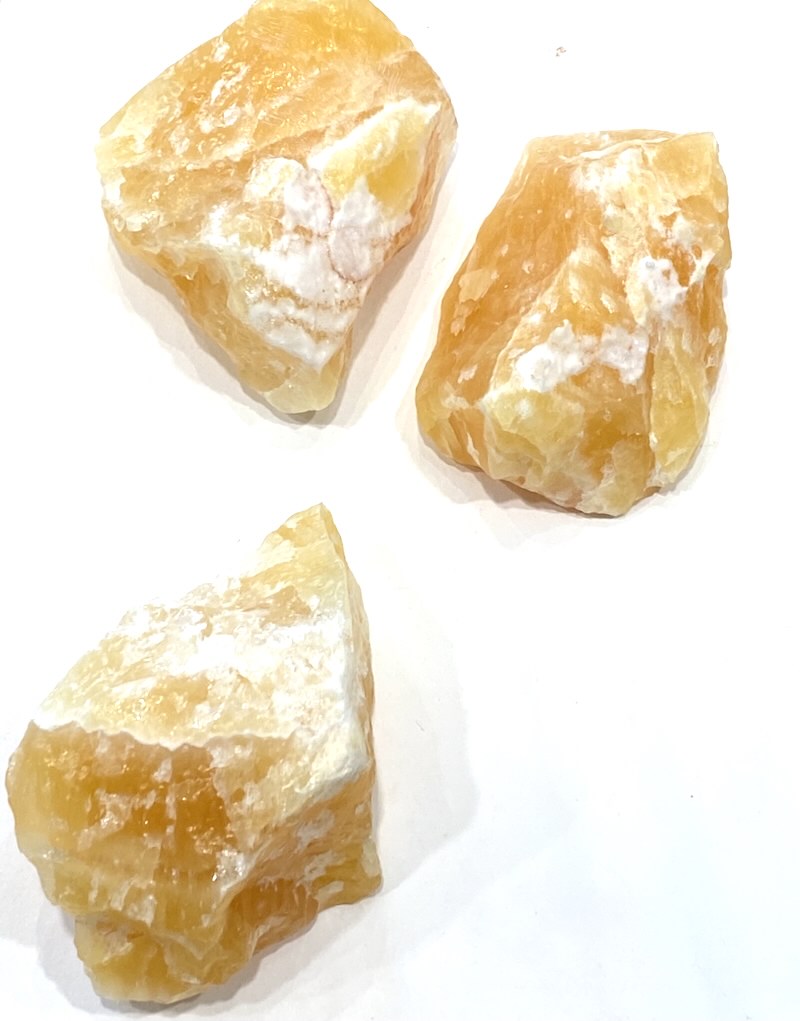 Calcite - Orange Raw CHUNK Large