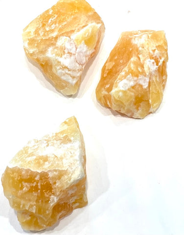 Calcite - Orange Raw CHUNK XL