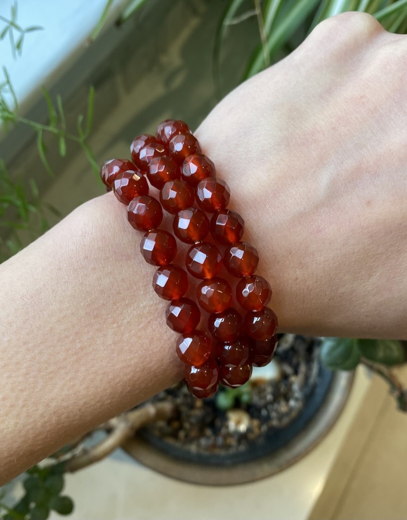 Carnelian - 8mm Facet