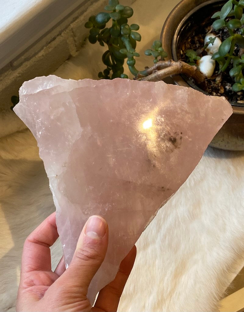 Quartz - Rose Polished Slab