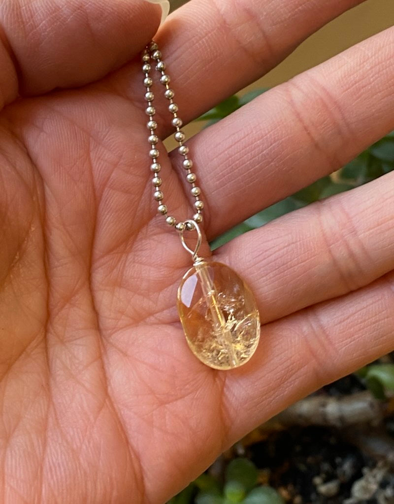 Citrine Oval Facet