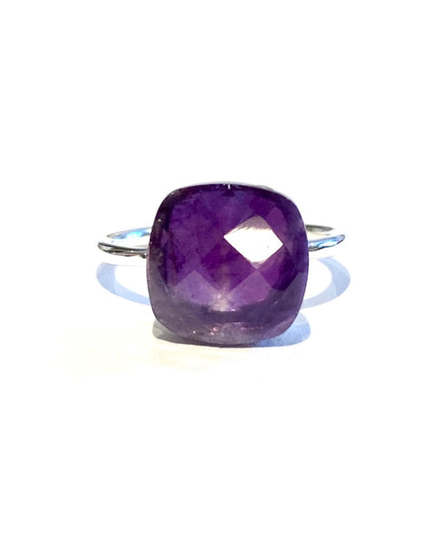 Amethyst Silver Ring