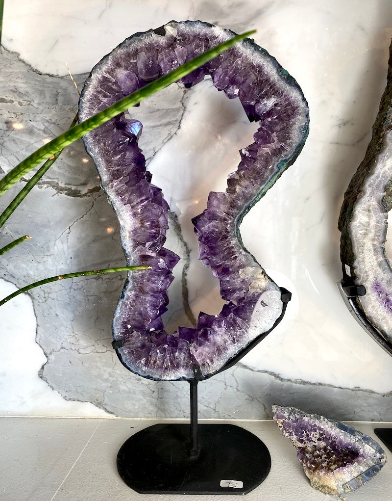 Amethyst Stalagtite Slice 20 lbs