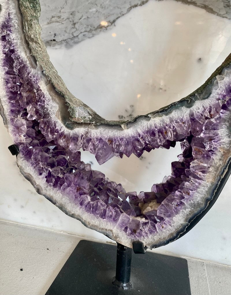 Amethyst Stalagtite Slice #2