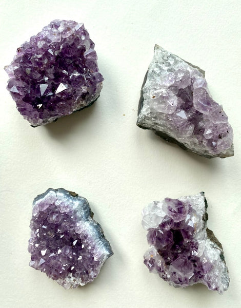 Amethyst Cluster - Palm