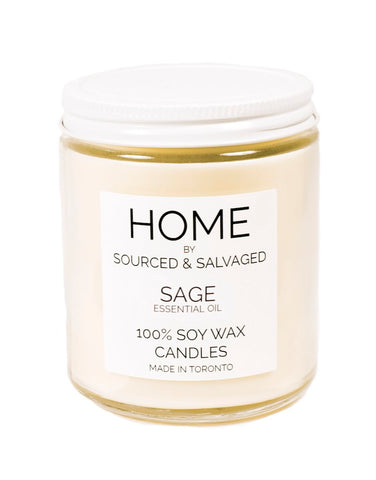Sourced & Salvaged Candle -Sage 8oz