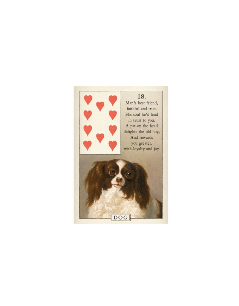 BLUE BIRD LENORMAND  FORTUNE TELLING CARDS