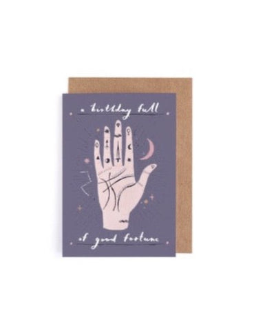 Palmistry Birthday Card -Sister Paper Co.