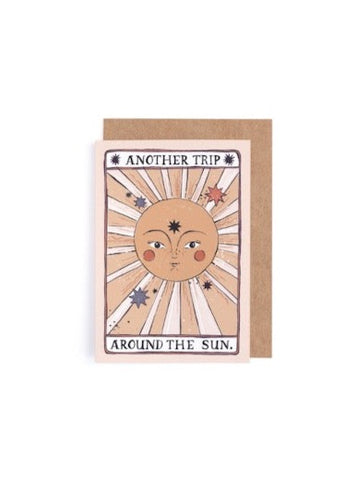 TAROT SUN BIRTHDAY CARD -Sister Paper Co.