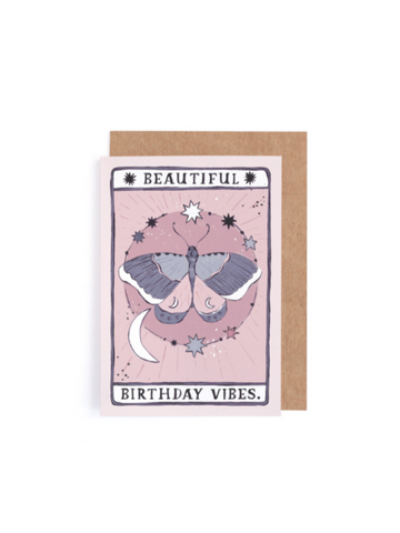 MOTH BIRTHDAY CARD -Sister Paper Co.