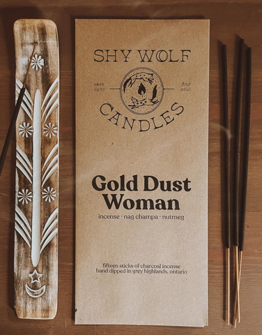 SHY WOLF- GOLD DUST WOMAN INCENSE