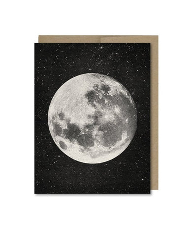GALEK SEA - MOON GREETING CARD