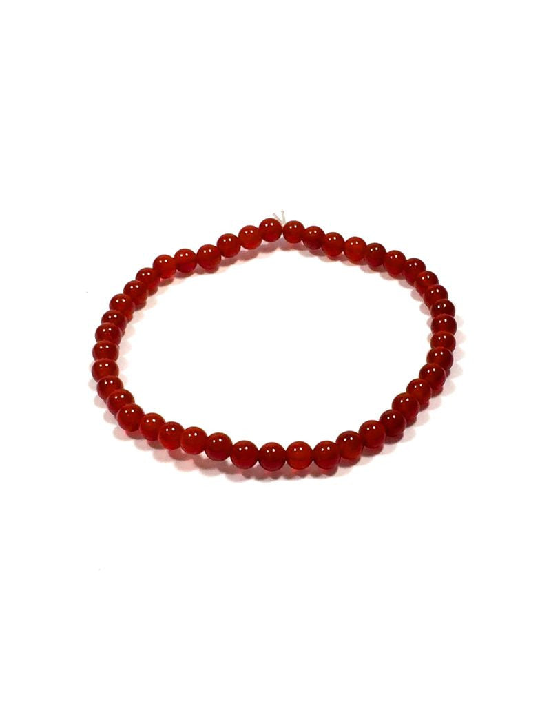 Carnelian - 4mm Round