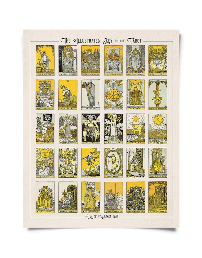 Vintage Tarot Card Print