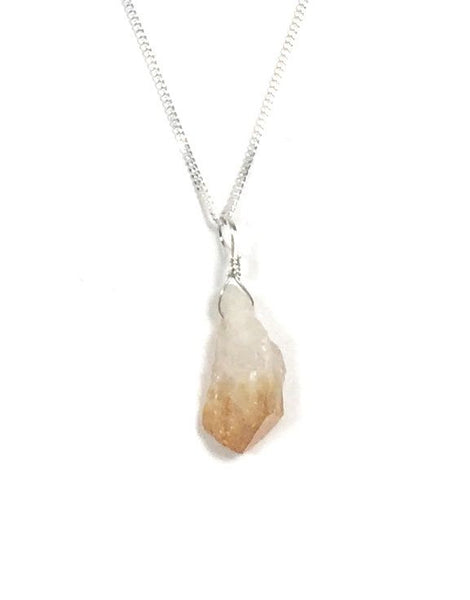 Raw Citrine Pendant