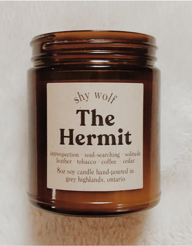 SHY WOLF CANDLE - THE HERMIT