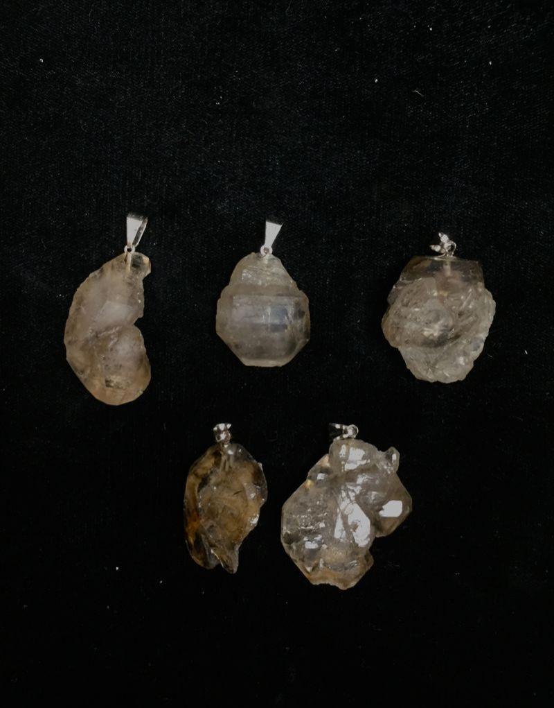 QUARTZ - ELESTIAL PENDANT - RAW