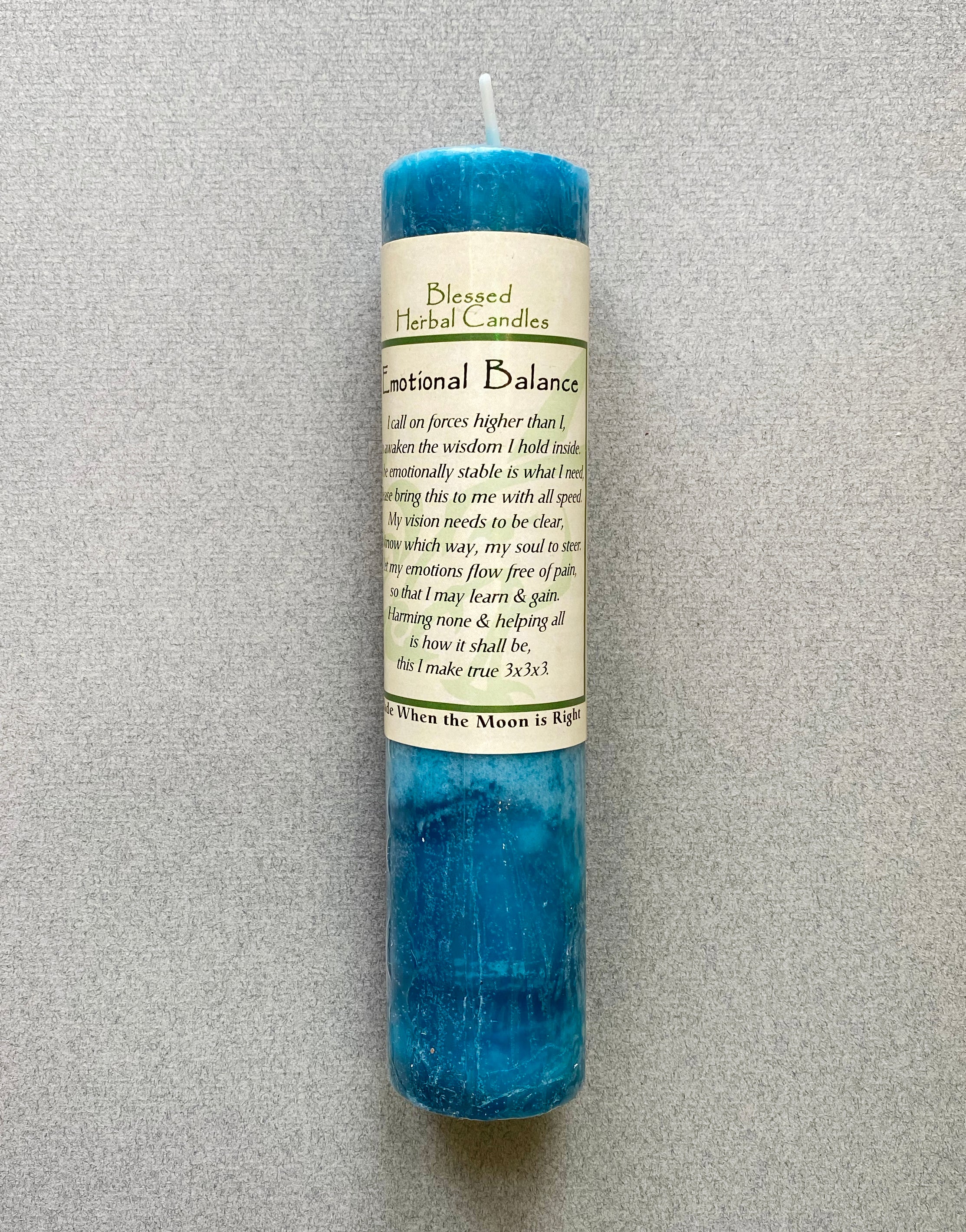 SPELL - TALL CANDLE - EMOTIONAL BALANCE