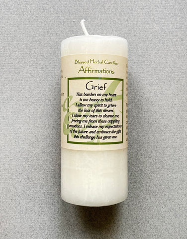 SPELL - SHORT CANDLE - GRIEF