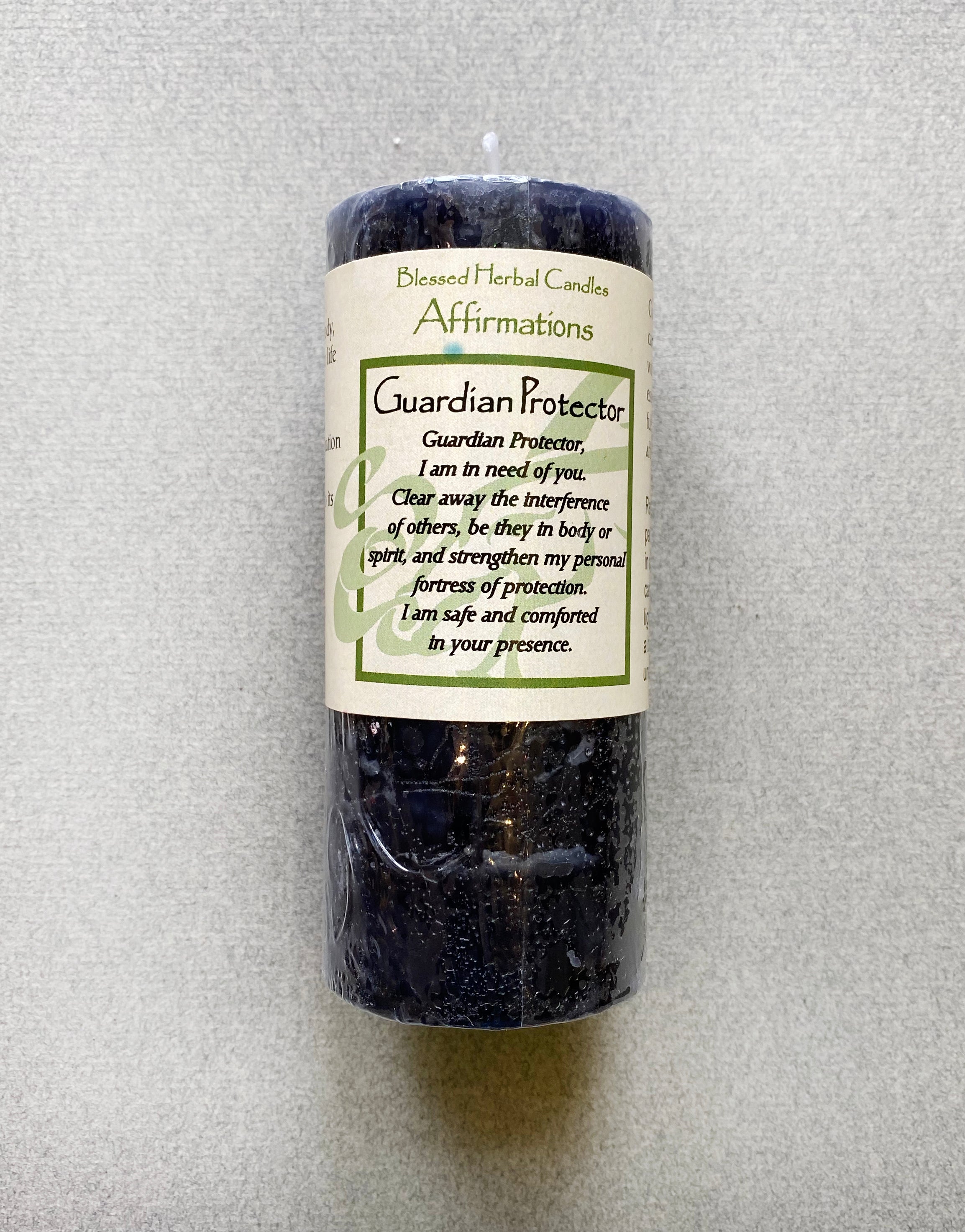 SPELL - SHORT CANDLE - GUARDIAN PROTECTOR