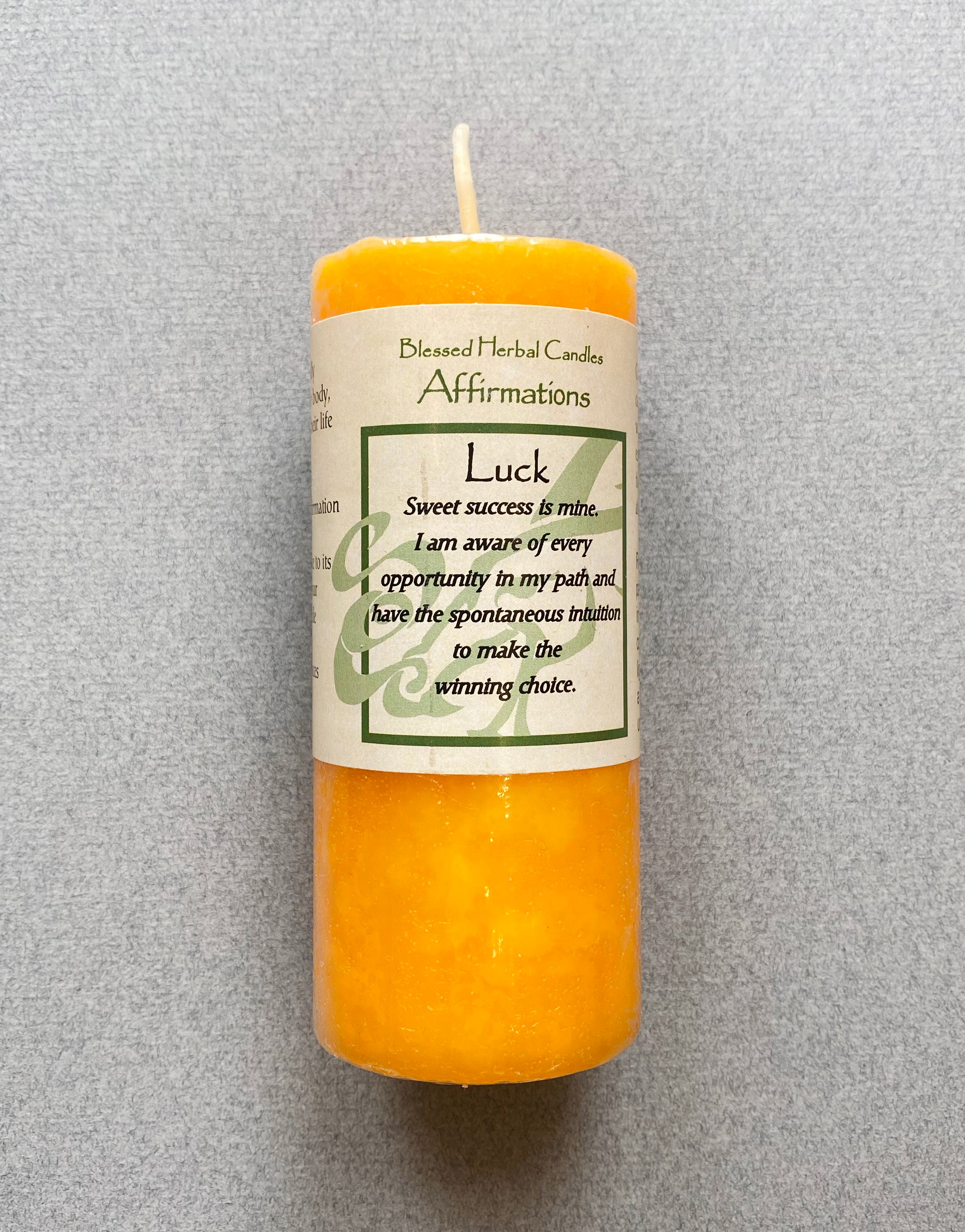 Spell - Short Candle - Luck