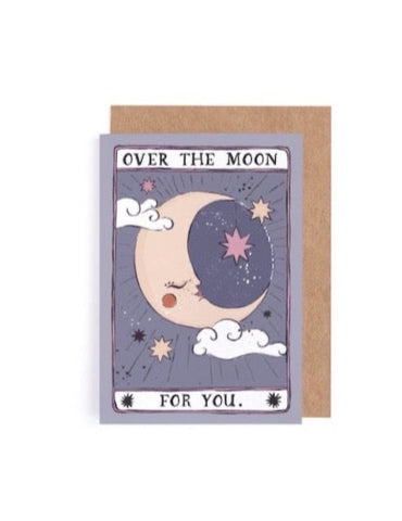 OVER THE MOON CARD -Sister Paper Co.