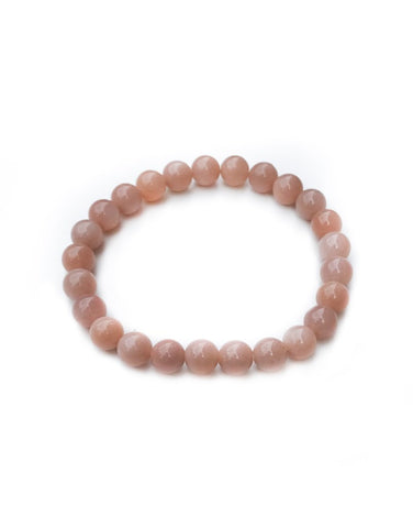 Moonstone Peach - 8mm Round